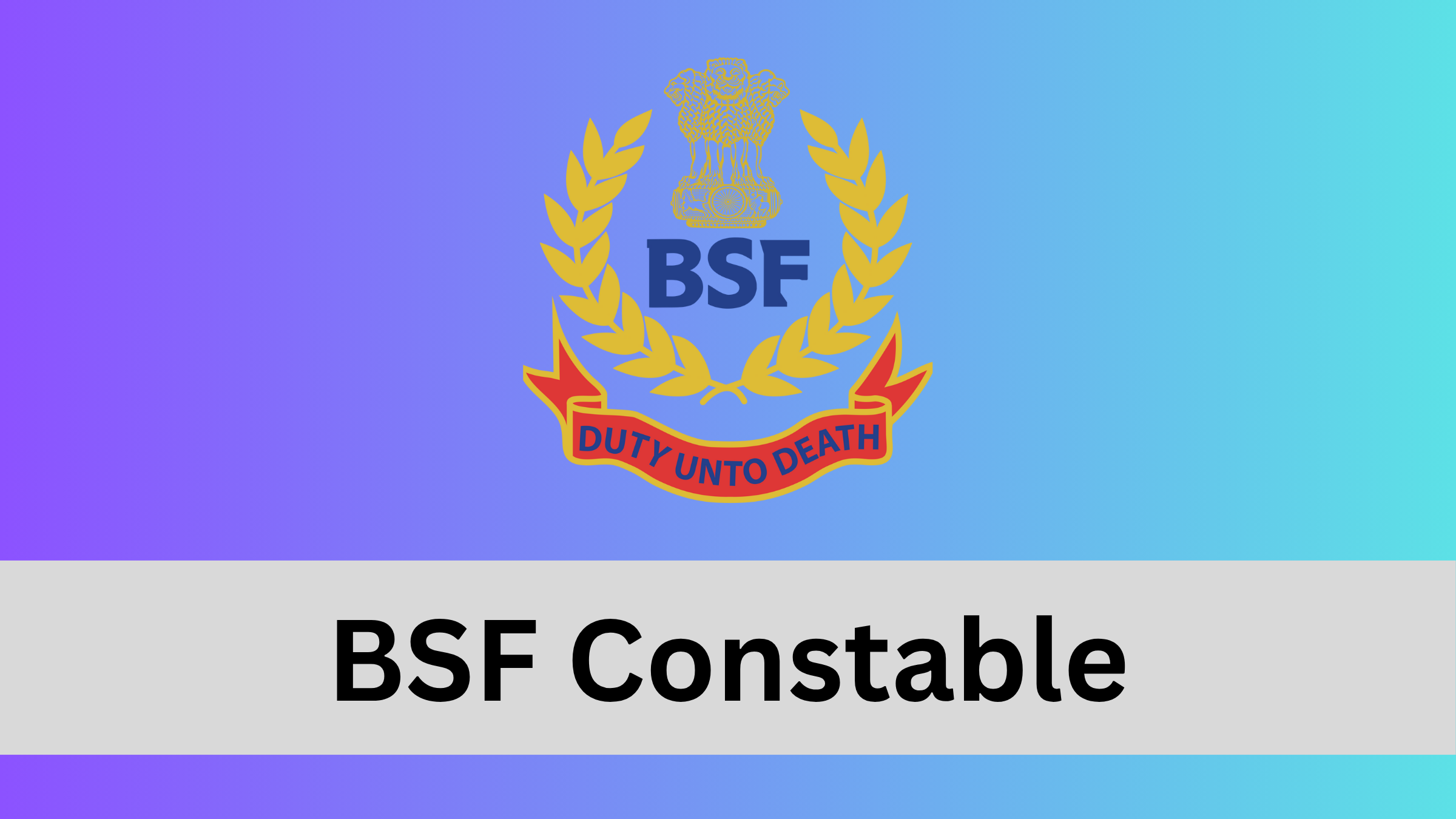 BSF Constable